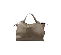 Cheval Firenze Algedi Handtasche, echtes Leder, hergestellt in Italien, Taupe dunkel