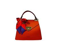 Cheval Firenze Handtasche Nany, echtes Leder Made in Italy, Dunkelorange