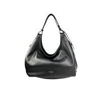 Cheval Firenze Schultertasche Malaga A/S, echtes Leder, hergestellt in Italien, Schwarz , 40 x 27 x 14 cm