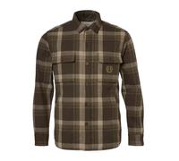 Chevalier Axe Overshirt Men Timber Brown Checked S