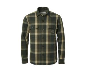 Chevalier Axt Overshirt Hemd Herren, XXXL, Green Checked