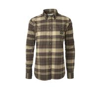 Chevalier Damen Flanellbluse Heron October Soil Brown Checked 36