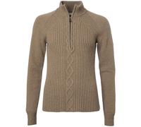 Chevalier Damen Troyer Stella Half Zip Wool Saddle Brown (Größe: 38) 38 braun