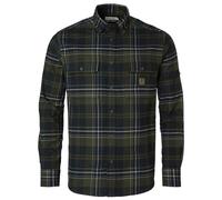 Chevalier - Heron Flannel Shirt - Hemd, Gr. S, schwarz (OctoberGreenChecked)