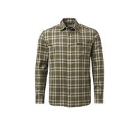 Chevalier Herren Flannel Hemd Teal Light Olive Green Checked L
