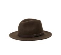 Chevalier Hut Skye Wool Leather Brown (Größe: 57) 57 braun