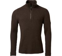 Chevalier Men's Antony Half Zip Wool Pullover Antler Brown S