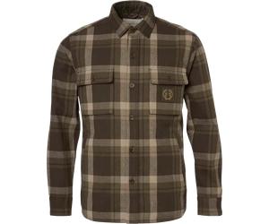 Chevalier Men's Axe Overshirt Timber Brown Checked XL
