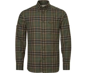 Chevalier Men's Teal Light Flannel Shirt Hemlock Green Checked S