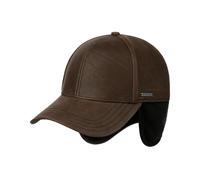 Chevrette Cowhide Cap mit Ohrenklappen - braun / S (54-55 cm)
