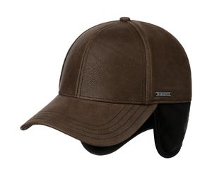 Chevrette Cowhide Cap mit Ohrenklappen by Stetson braun S (54-55 cm)