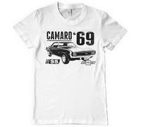 Chevrolet Offizielles Lizenzprodukt Camaro SS 1969 Herren-T-Shirt (Weiß), X-Large