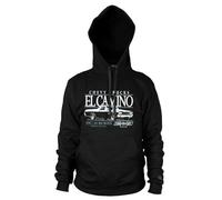 Chevrolet Offizielles Lizenzprodukt Chevy EL Camino Big Block Kapuzenpullover (Schwarz), XX-Large