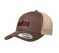 Chevrolet Offizielles Lizenzprodukt EL Camino Patch Premium Trucker Cap (Braun-Khaki)