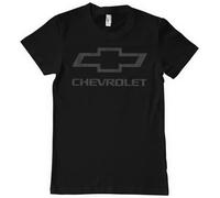 Chevrolet Offizielles Lizenzprodukt Logo Herren-T-Shirt (Schwarz), XX-Large