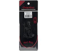 ChiaoGoo 6009-2.5 Rundstricknadeln, 22,9 cm, rote Linie, 2,5/3 mm