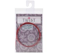 ChiaoGoo 7522-S Twist Lace Austauschbare Kabel, 55,9 cm, klein, rot
