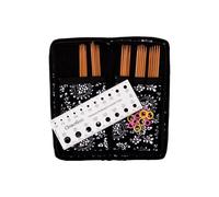 ChiaoGoo Bamboo Nadelspiele-Set 15 cm mit Etui CG3600