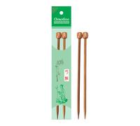ChiaoGoo Single Point 9 inch (23cm) Bamboo Dark Patina Knitting Needle Size US 11 (8mm) 1031-11