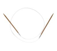 ChiaoGoo Circular needle bamboo 80cm 6.50mm patina - 1pc