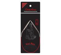 ChiaoGoo Knit Red Rundstricknadeln Edelstahl Chirurgenstahl 30 cm 4,5 mm