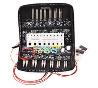 ChiaoGoo Lace Twist Complete auswechselbares Rundnadelset Edelstahl Chirurgenstahl 60-80-100 cm 2,75-10 mm 13 Größen