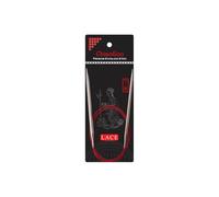 ChiaoGoo Rundstricknadel RED Lace – Edelstahl 60 cm 5,50 mm Rot/Silber 1 Stück