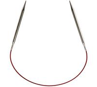 ChiaoGoo Rundstricknadeln, Edelstahl, rotes Kabel, 41 cm