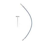 ChiaoGoo Strickkabel CG7605-S TWIST Blau – legierter Stahl, 13 cm, x-flex small – 1 Stück