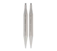 ChiaoGoo TWIST Lace Austauschbare Nadelspitzen aus Edelstahl 8 cm Länge 7,00 mm Silber 1 Stück