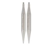ChiaoGoo CG7503-11 Nadel Tipps, Stainless Steel, Silber, 8cm, 8mm, 2 Count