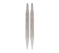 ChiaoGoo CG7503-10 Nadel Tipps, Stainless Steel, Silber, 8cm, 6mm, 2 Count