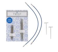 Chiaogoo - Chiaogoo -Twist (5 + 8 cm, 4,00 mm) Kurzwechselköpfige Nadel -Tipps Combo -Pack - 1 Einheit