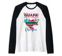 Chiapas México Latina Chingona Women Patriotic Mexican Girl Raglan