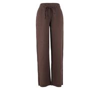 MAC Leinenhose CHIARA BELT Damen Gr. 44 L30 Truffle Braun 100% Leinen Wide Fit knöchellang