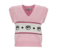 Chiara Ferragni 75cbfm07 Kurzarm-t-shirt Mit V-ausschnitt