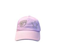 Chiara Ferragni - Chiara Ferragni Cotton Eye Star Baseball Cap, Rosa