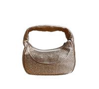 Chiara Ferragni - Chiara Ferragni Golden Eye Star, Schultertasche, Hobo-Bag, Strass-Rosa