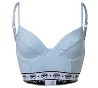 CHIARA FERRAGNI Damen BH, Bralette - mit Bügel, Logobund, Cotton Stretch Hellblau XL