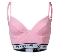 CHIARA FERRAGNI Damen BH, Bralette - mit Bügel, Logobund, Cotton Stretch, rosa, S Rosa
