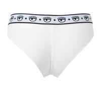CHIARA FERRAGNI Damen Brazilian Brief im Pack - Slip, Cotton Stretch, Logobund Weiß M 6er Pack (2x3P)