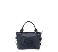 Chiara Ferretti Handtasche für Damen aus echtem Leder Made in Italy 43 x 28 x 12 cm 5579, blau, Taglia unica