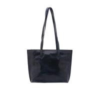 Chiara Ferretti Schultertasche für Damen aus echtem Leder Made in Italy 27 x 38,5 x 10 cm 5572, blau, Taglia unica