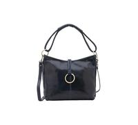 Chiara Ferretti Schultertasche für Damen aus echtem Leder Made in Italy 29 x 32 x 11 cm 5541, blau, Taglia unica