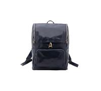 Chiara Ferretti Schultertasche für Damen aus echtem Leder Made in Italy 30 x 40 x 19 cm 5568, blau, Taglia unica