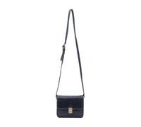 Chiara Ferretti Umhängetasche für Damen aus echtem Leder Made in Italy 20 x 16 x 7 cm 5516, blau, Taglia unica