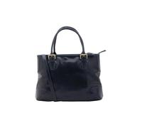 Chiara Ferretti Umhängetasche für Damen aus echtem Leder Made in Italy 28 x 43 x 16 cm 5566, blau, Taglia unica
