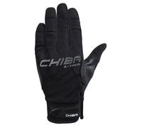 Chiba Kletterhandschuhe Via Ferrata Absolut (Puller-Anziehhilfe, aus Nappa-Leder) schwarz - 1 Paar, Größe M