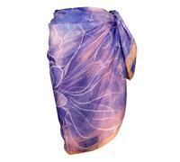 CHIC DIARY Weicher Dünner Strand Sarong Pareo Strandtuch großes Wickeltuch Bikini Cover-Up Sommer Strandkleid Damen