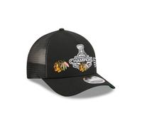 Chicago Blackhawks Glory Matchup 2010 Stanley Cup Champions 9FORTY M-Crown A-Frame Trucker NHL Cap Schwarz - ONE SIZE